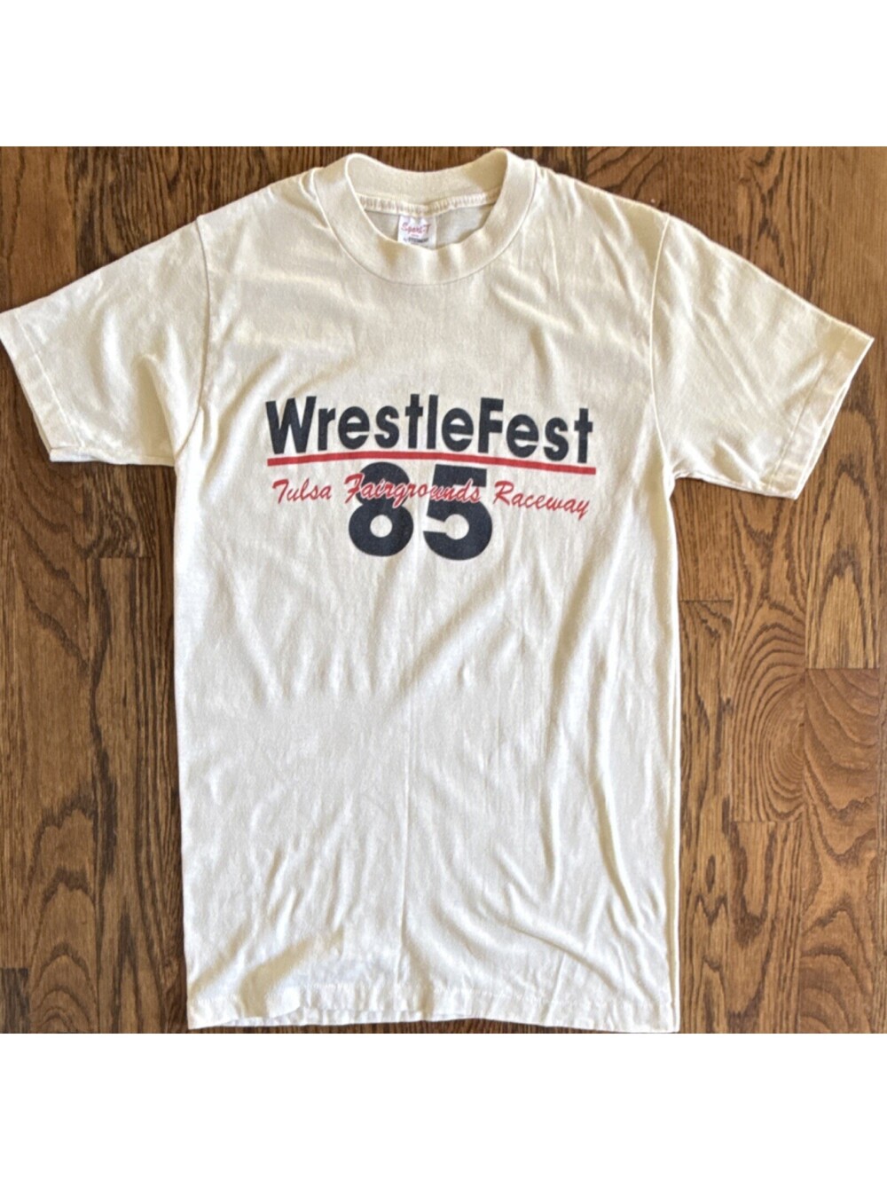 Rare Vtg 1985 Tulsa Wrestling WrestleFest Shirt Stedman Sport-T Medium NOS